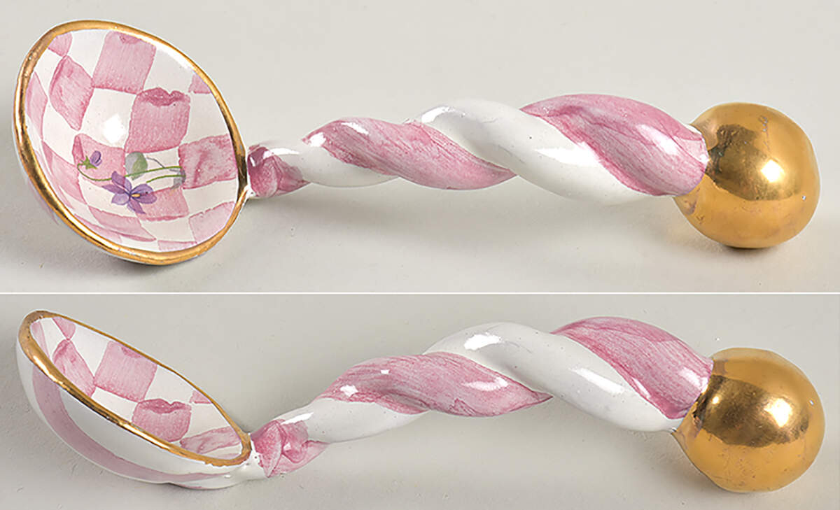 Rose Petal Sugar Spoon by MacKenzie-Childs-1