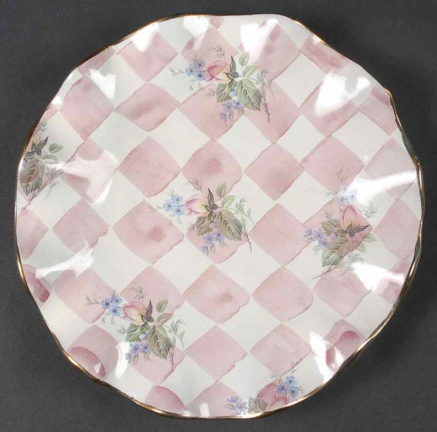 Rose Petal Bread & Butter Plate by MacKenzie-Childs-1