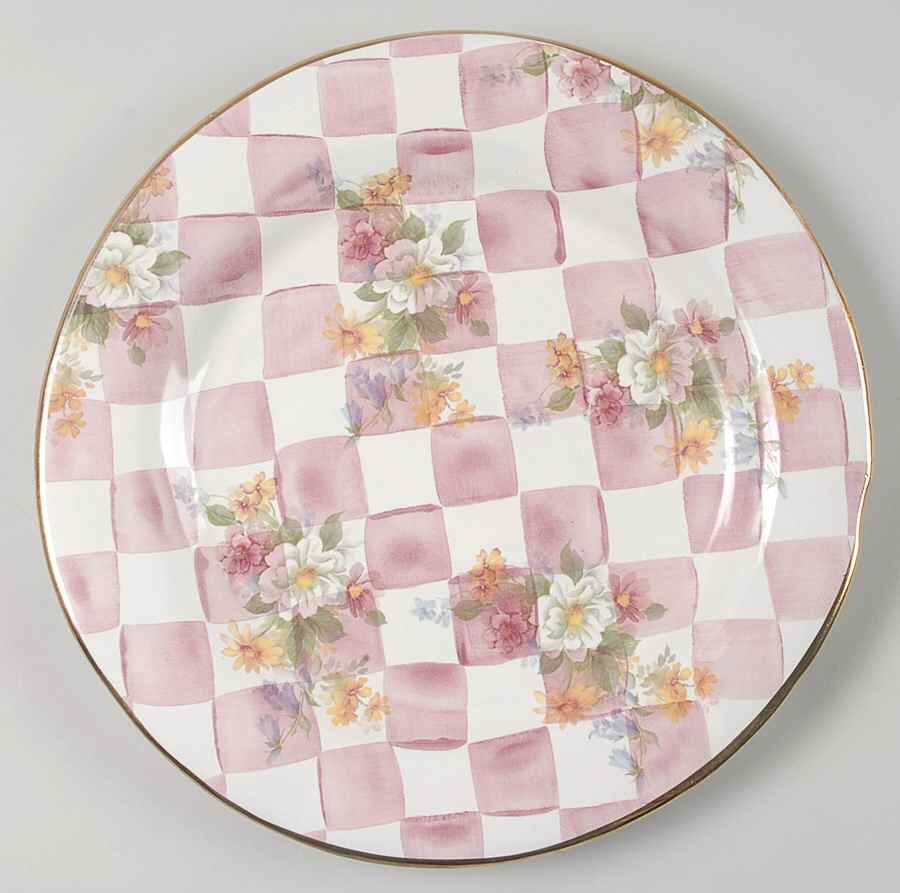 Rose Petal Dinner Plate by MacKenzie-Childs-1