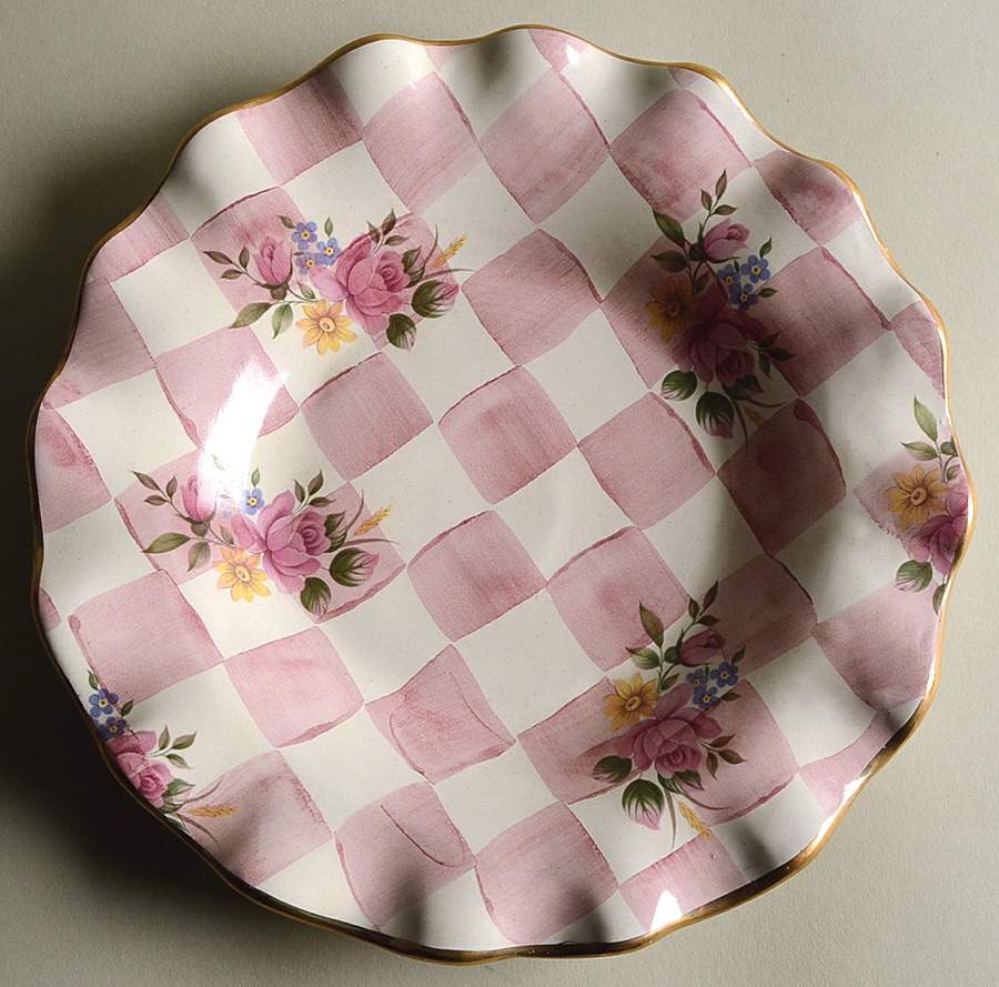 Rose Petal Luncheon Plate by MacKenzie-Childs-1