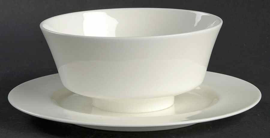 115 Gravy Boat with Attached Underplate by Mikasa-1