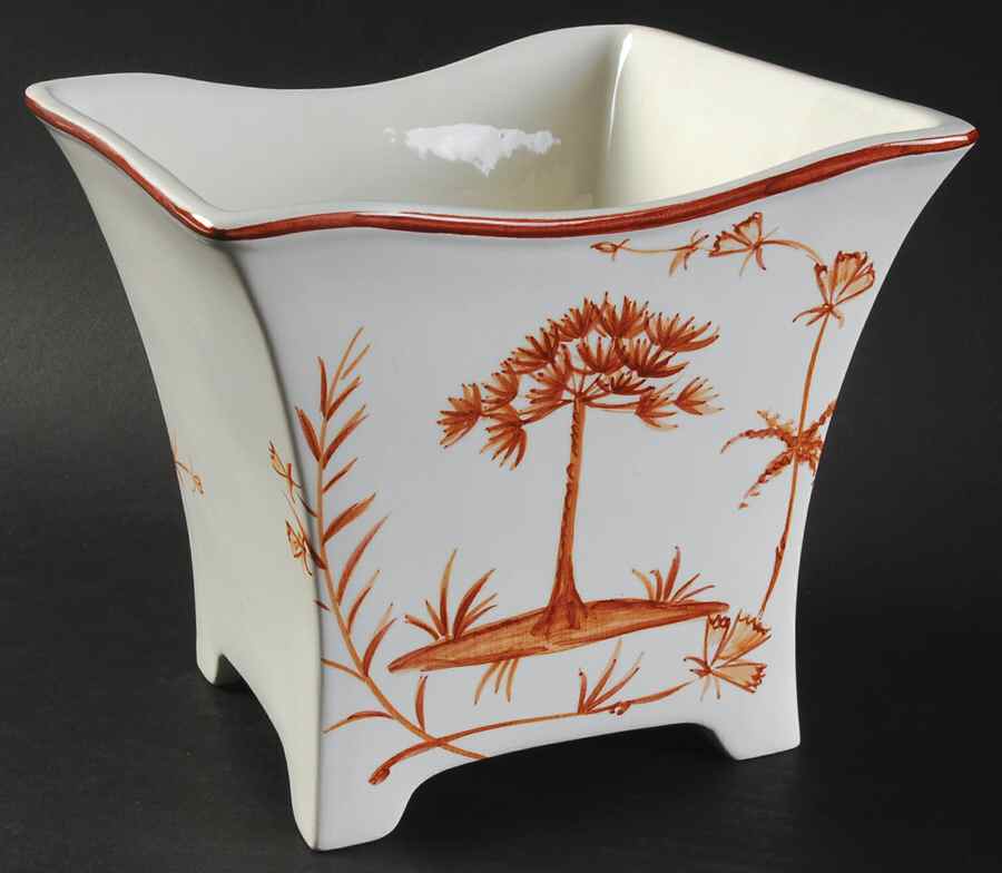 Toile De Palme 7" Cachepot by Mariposa-1