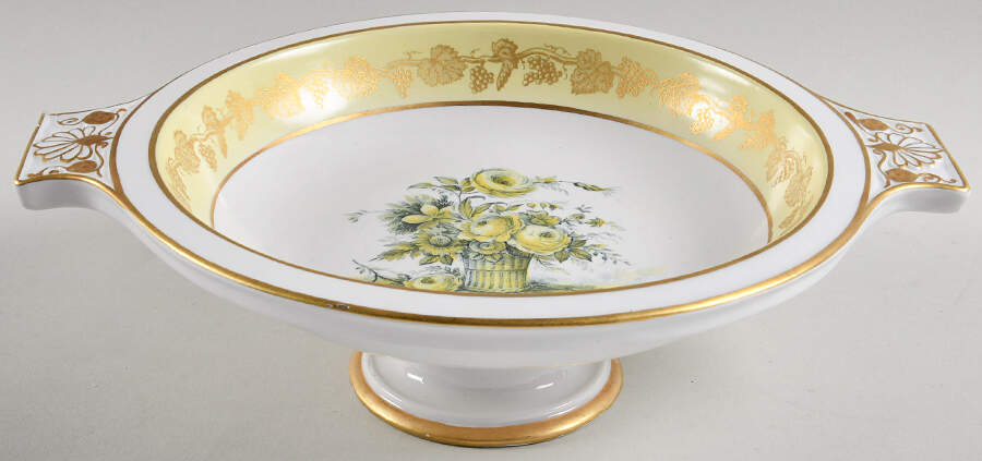 Italian Chinois Footed Candy Dish by Mottahedeh-1