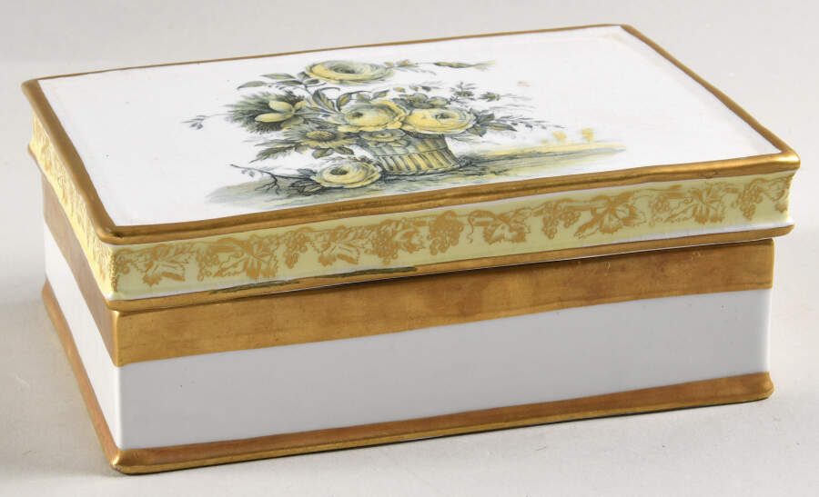 Italian Chinois Trinket Box & Lid by Mottahedeh-1