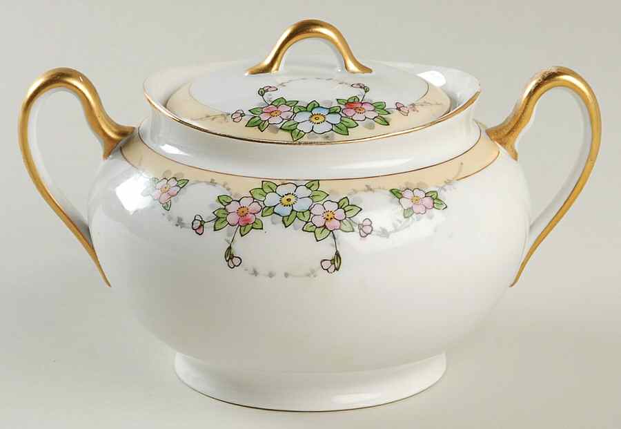 MEI866 Sugar Bowl & Lid by Meito-1