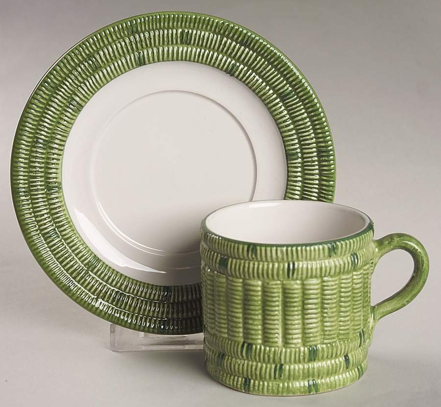 Fleurie Flat Cup & Saucer Set by Mariposa-1