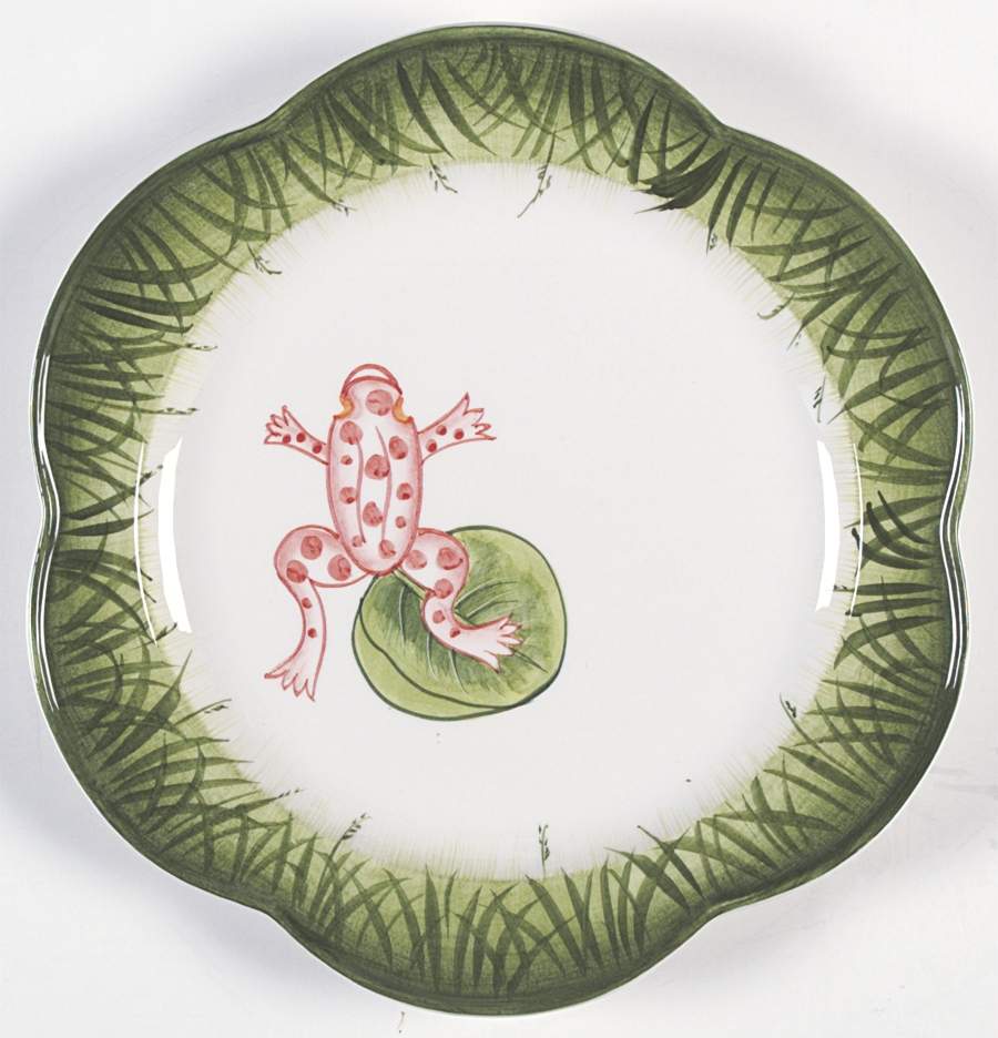 Leap Frog Salad/Dessert Plate by Mariposa-1