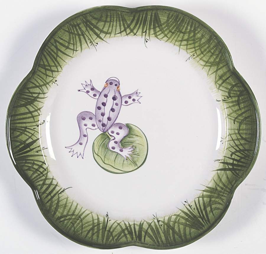 Leap Frog Salad/Dessert Plate by Mariposa-1