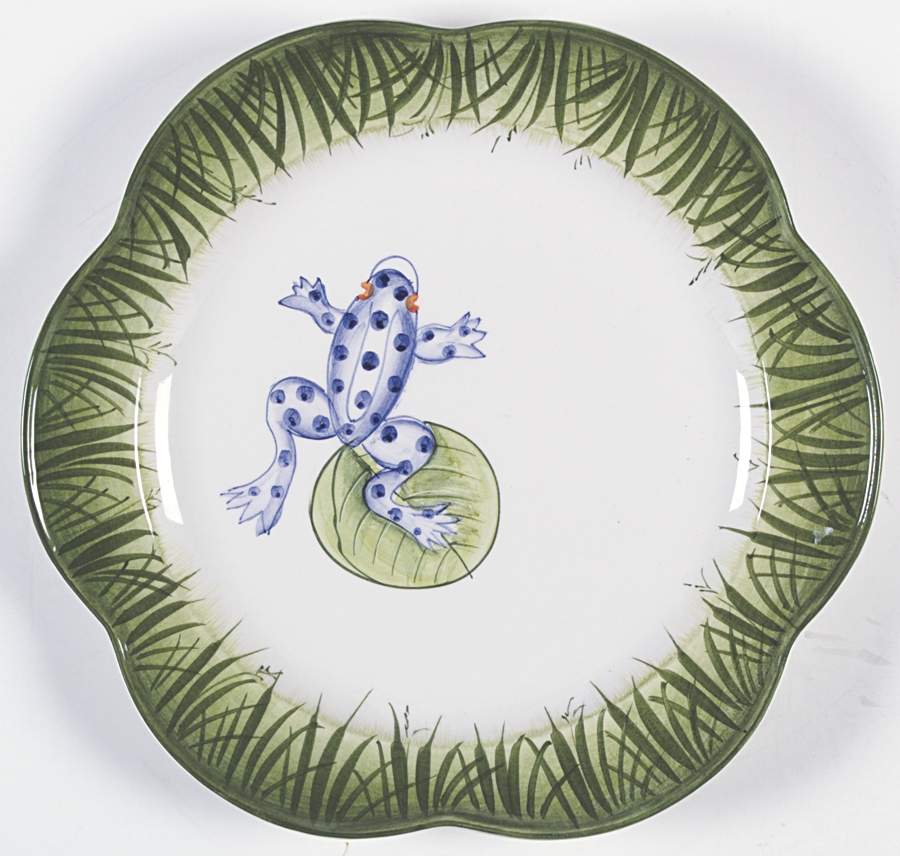 Leap Frog Salad/Dessert Plate by Mariposa-1