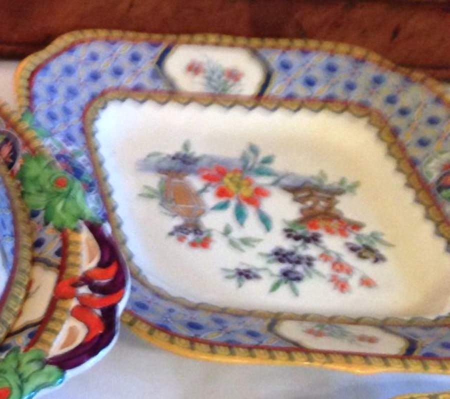 C4981-C4967 Square Handled Cake Plate by Minton-1
