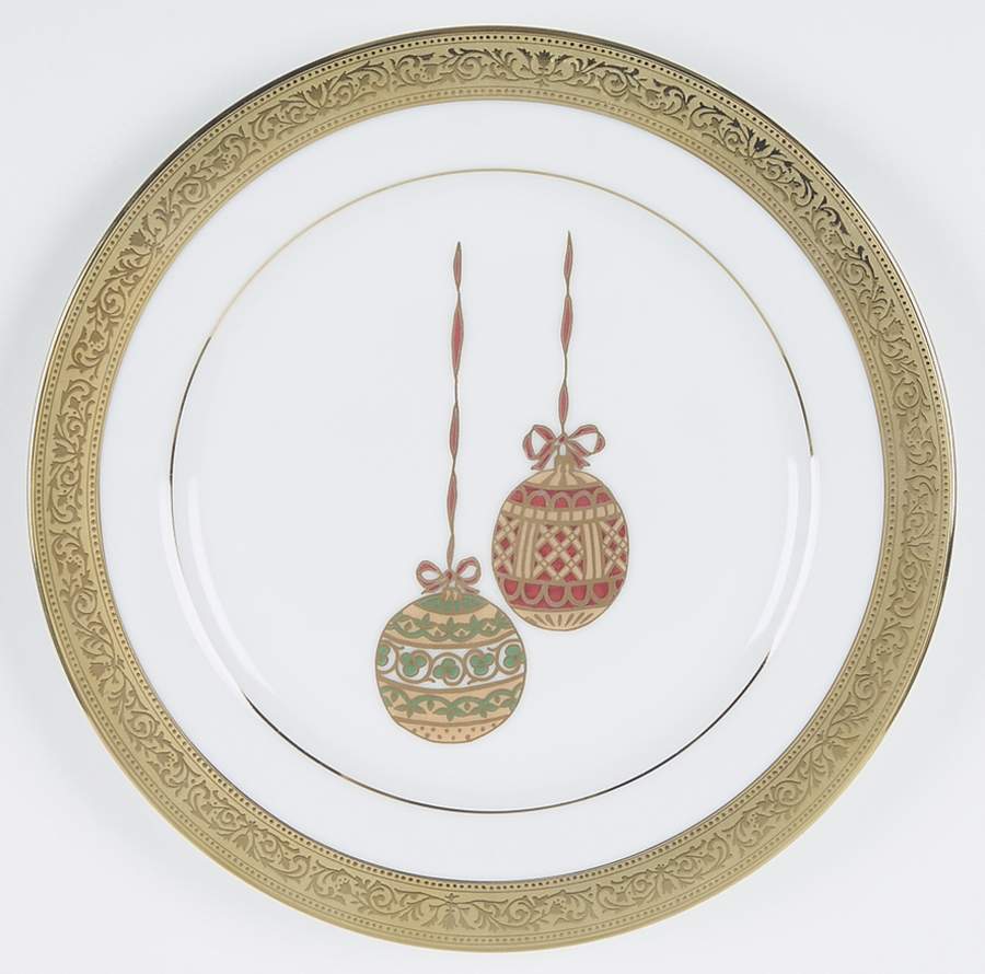 Victorian Gold Holiday Salad Plate by Muirfield-1
