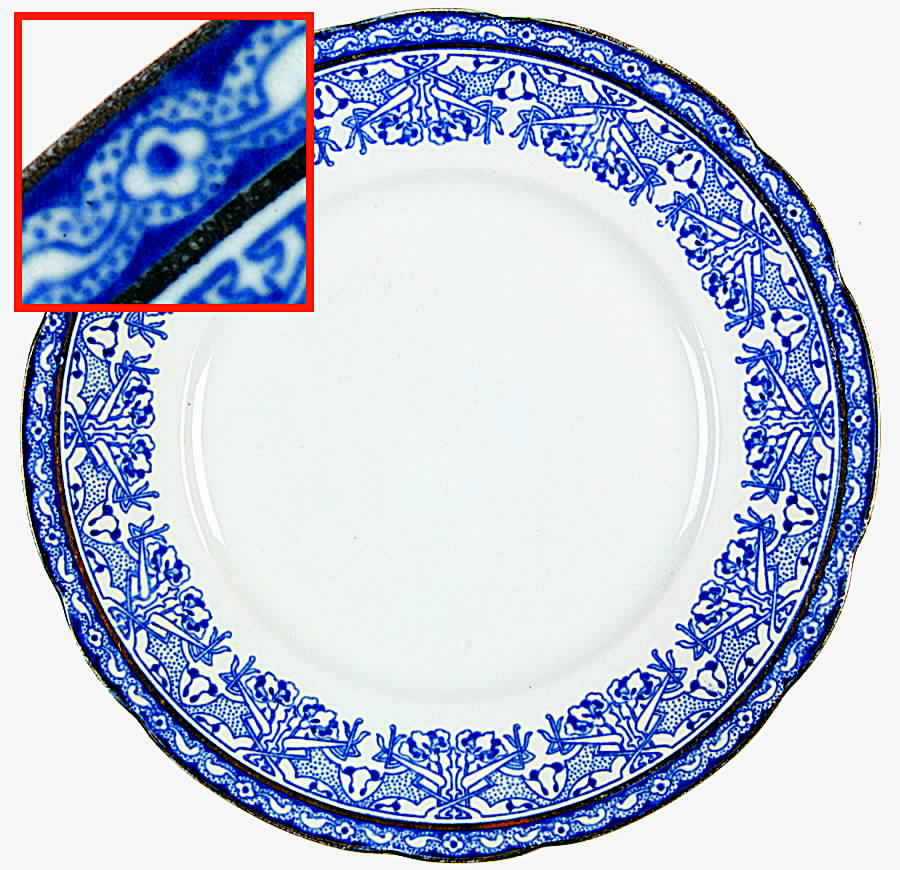 Manhattan Blue Salad Plate by Mercer-1
