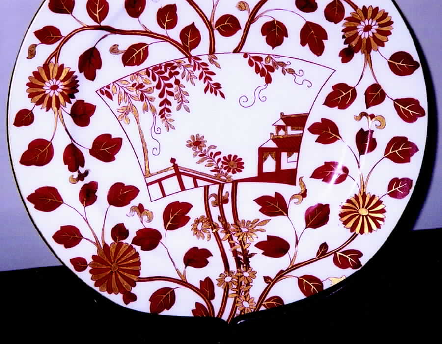 Bow Dinner Plate by Minton-1