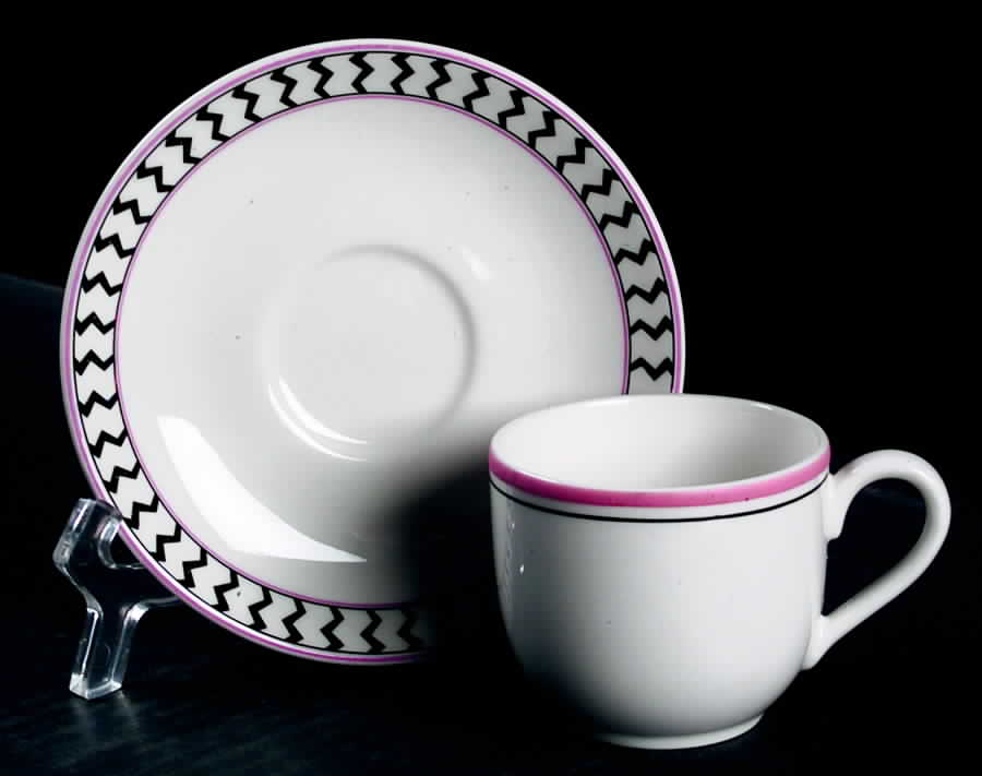 MIK23 Flat Demitasse Cup & Saucer Set by Mikasa-1