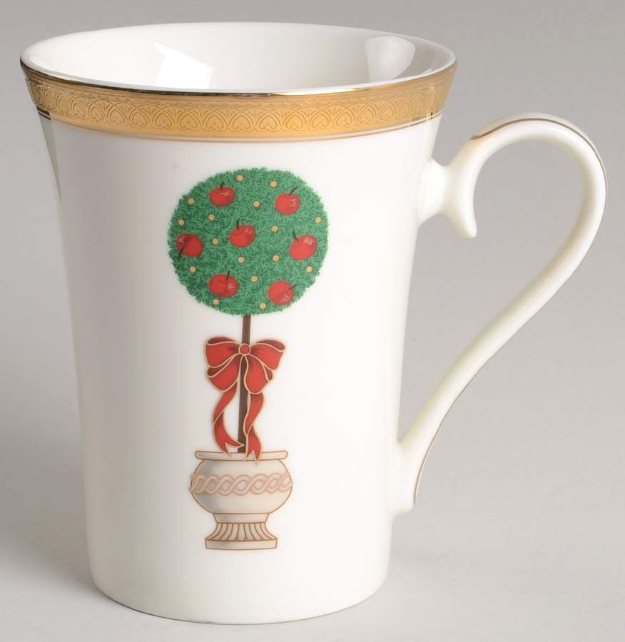Topiary (Gold, Green Band Plates) Mug by Mikasa-1