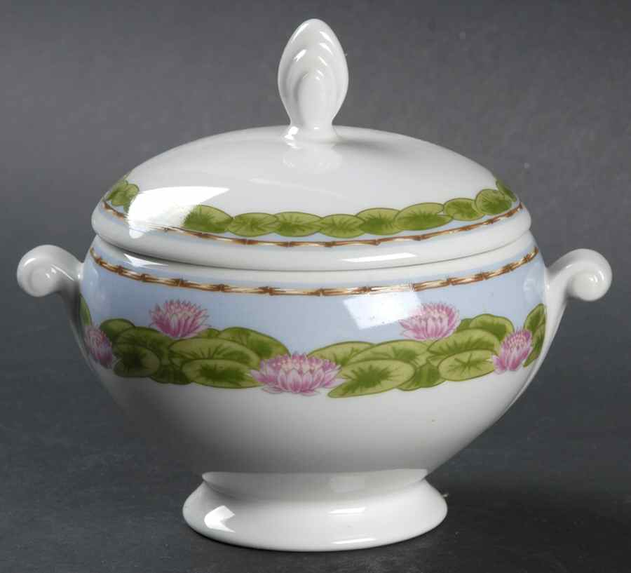 Cloisonne Sugar Bowl & Lid by Mikasa-1