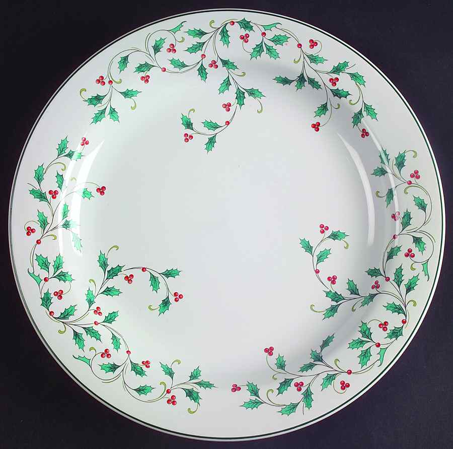 Holly Lace Dinner Plate by Ming Pao-1