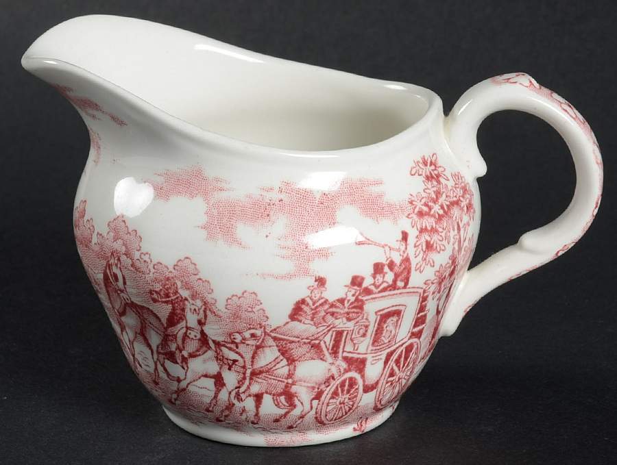 Coaching Days Pink Mini Creamer by Alfred Meakin-1
