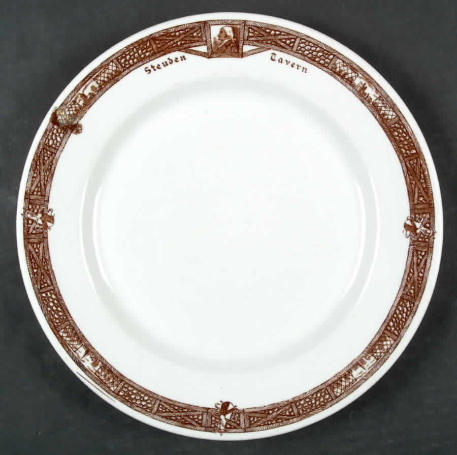 Steuben Tavern Dinner Plate by McNicol-1