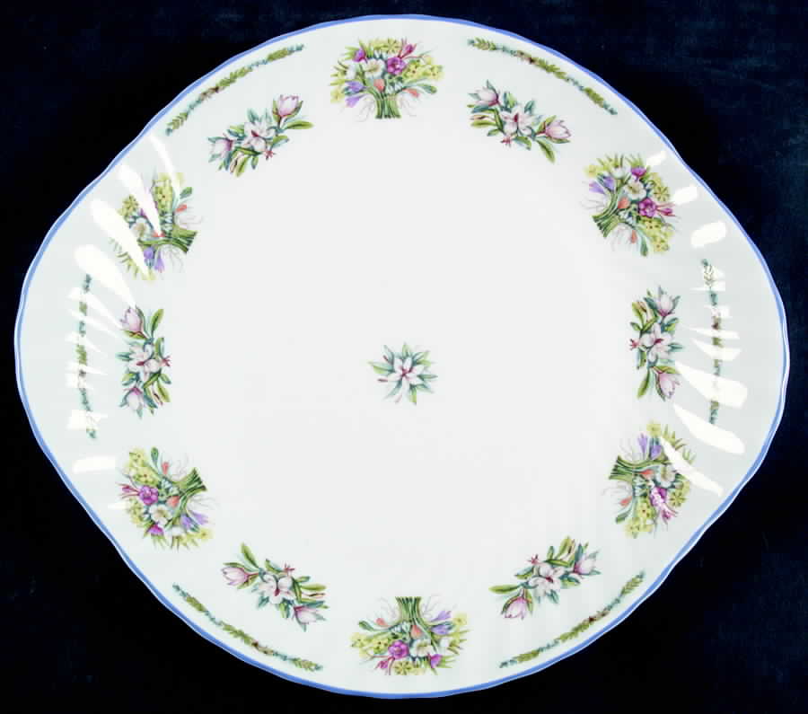 Winter Harvest Handled Cake Plate by Minton-1