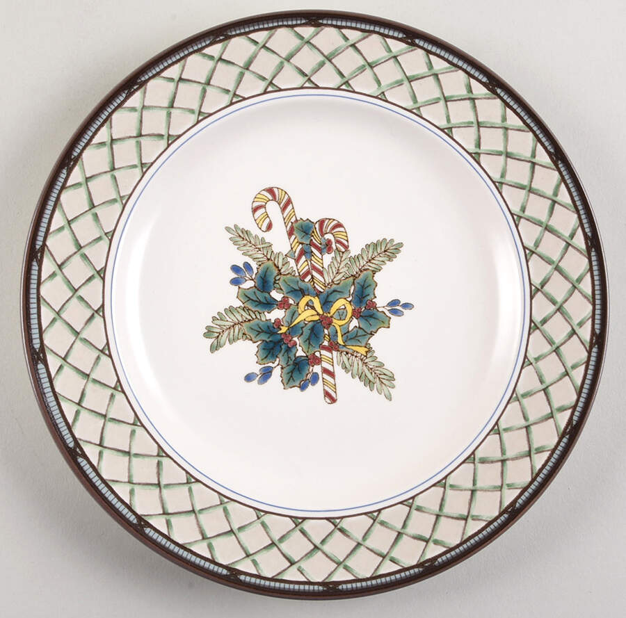 Festive Garden Salad Plate by Mikasa-1