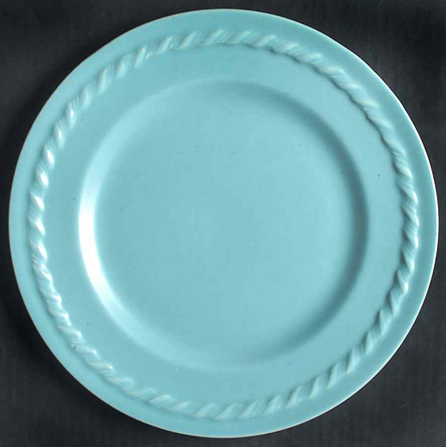 Mission Bell Turquoise Dinner Plate by Metlox - Poppytrail - Vernon-1