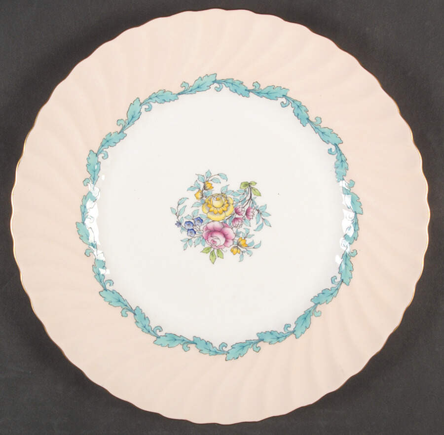 Ardmore  Peach Dinner Plate by Minton-1