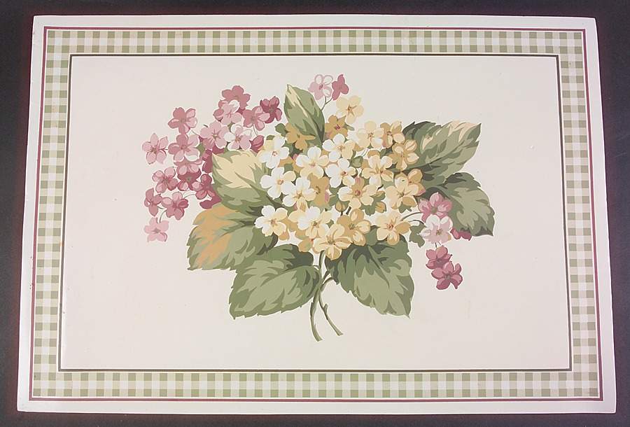 Hydrangea Vinyl Placemat by Martha Stewart-1