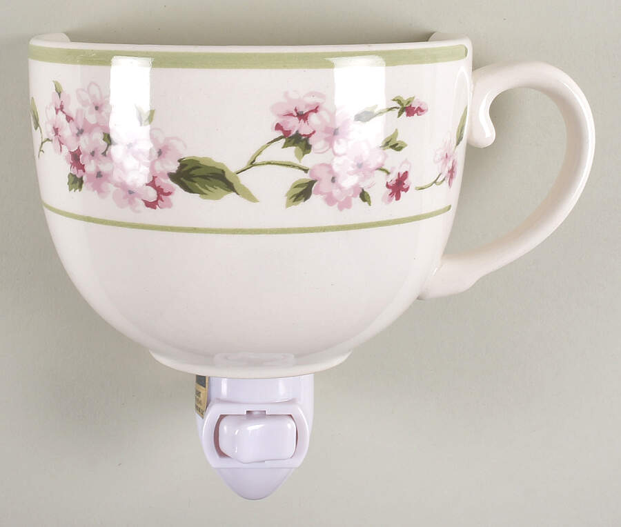 Hydrangea 1 5/8" + cup (H) Night Light/Cup HC by Martha Stewart-1