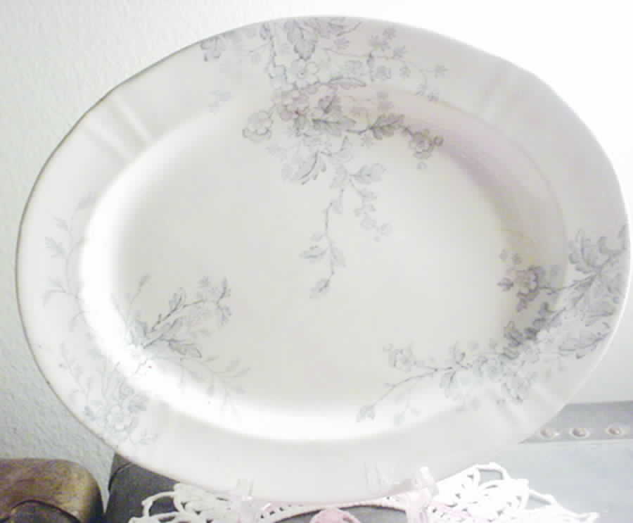 Washington Blue 14" Oval Serving Platter by Alfred Meakin-1