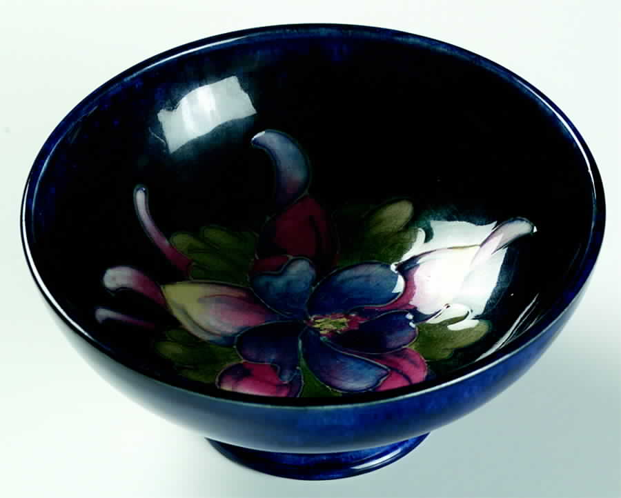Columbine 5" Footed Bowl by Moorcroft-1