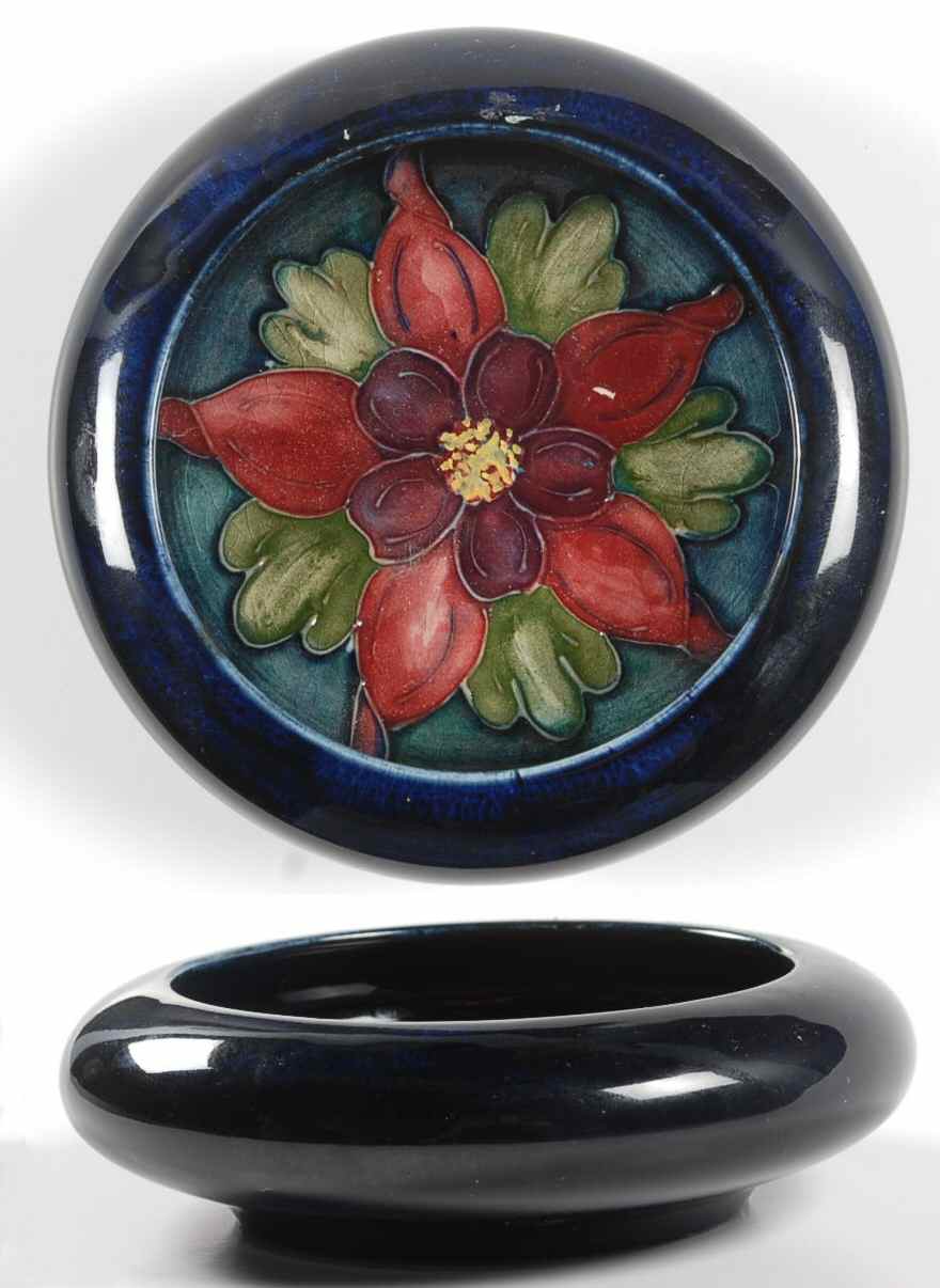 Columbine 4" Ashtray by Moorcroft-1