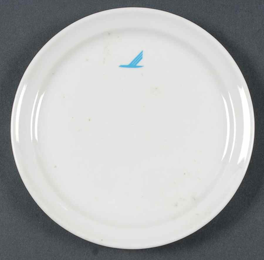 Piedmont Blue Bird Bread & Butter Plate by Mayer (American)-1