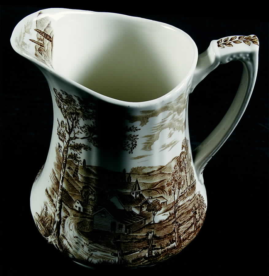 Reverie Brown Pitcher by Alfred Meakin-1