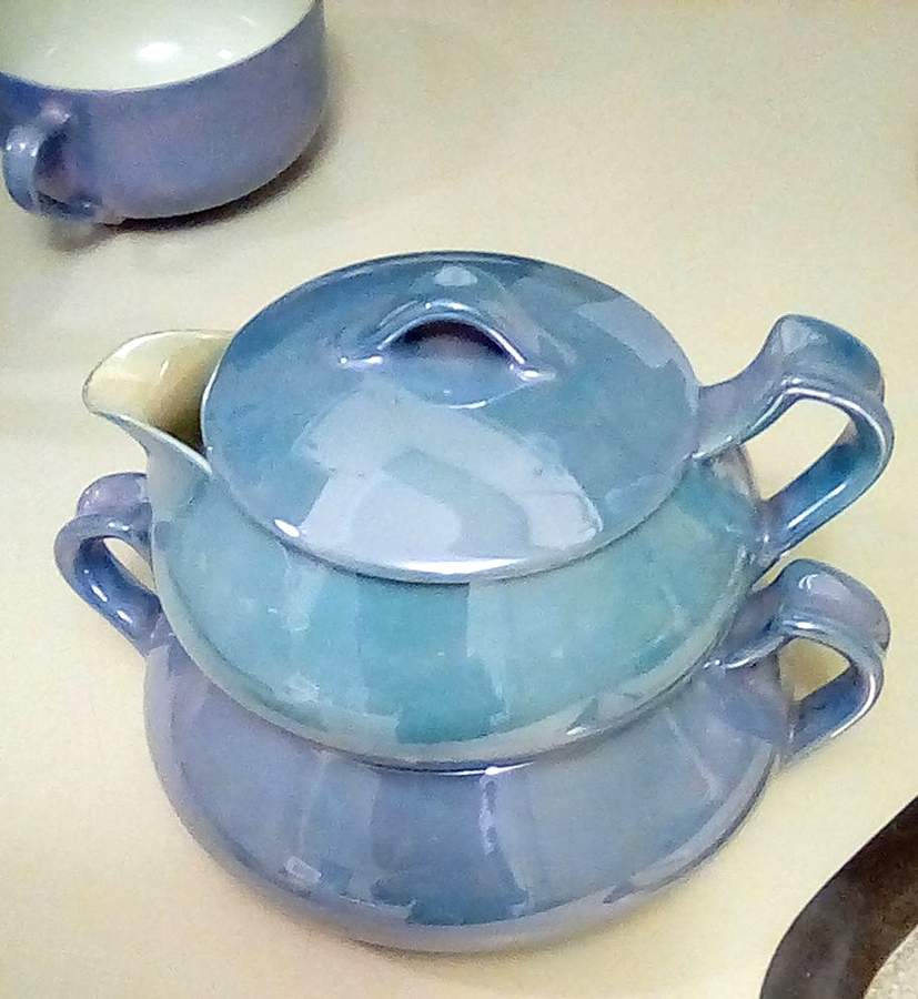 Mei898 Stacking Creamer & Sugar Bowl with Lid Set by Meito-1