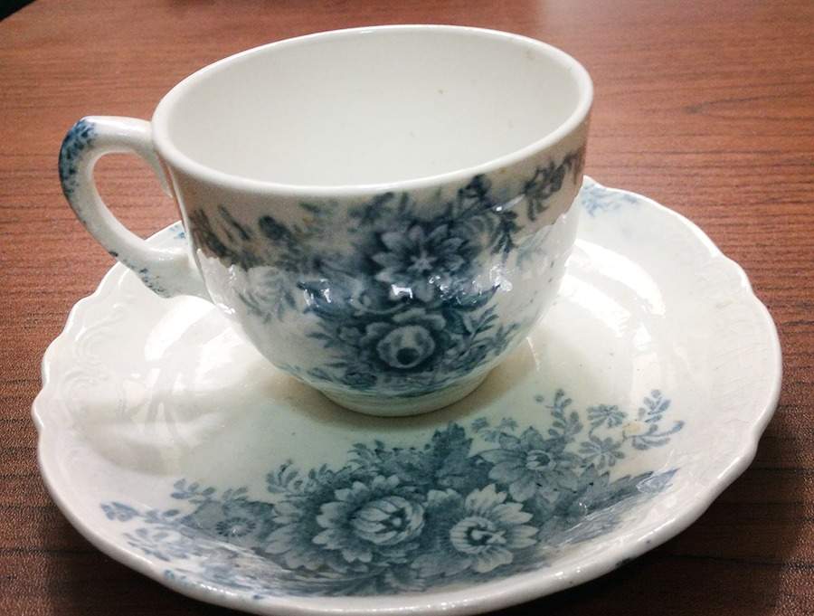 Astor Footed Cup & Saucer Set by Mellor-1