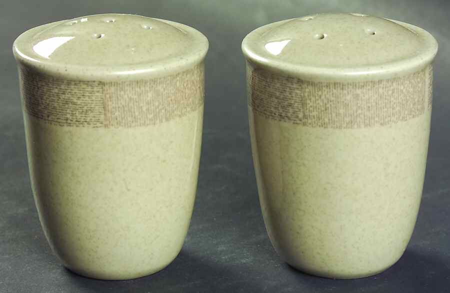 Villagio Beige Salt & Pepper Set by Mikasa-1