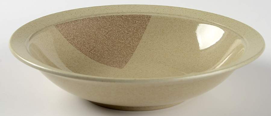 Villagio Beige Rim Soup Bowl by Mikasa-1