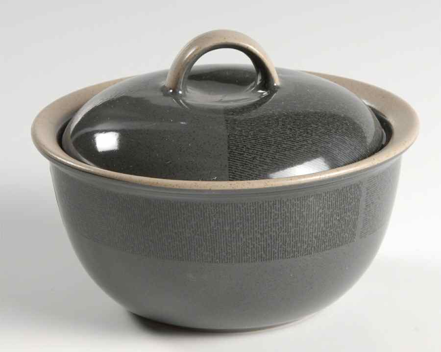Villagio Charcoal Sugar Bowl & Lid by Mikasa-1