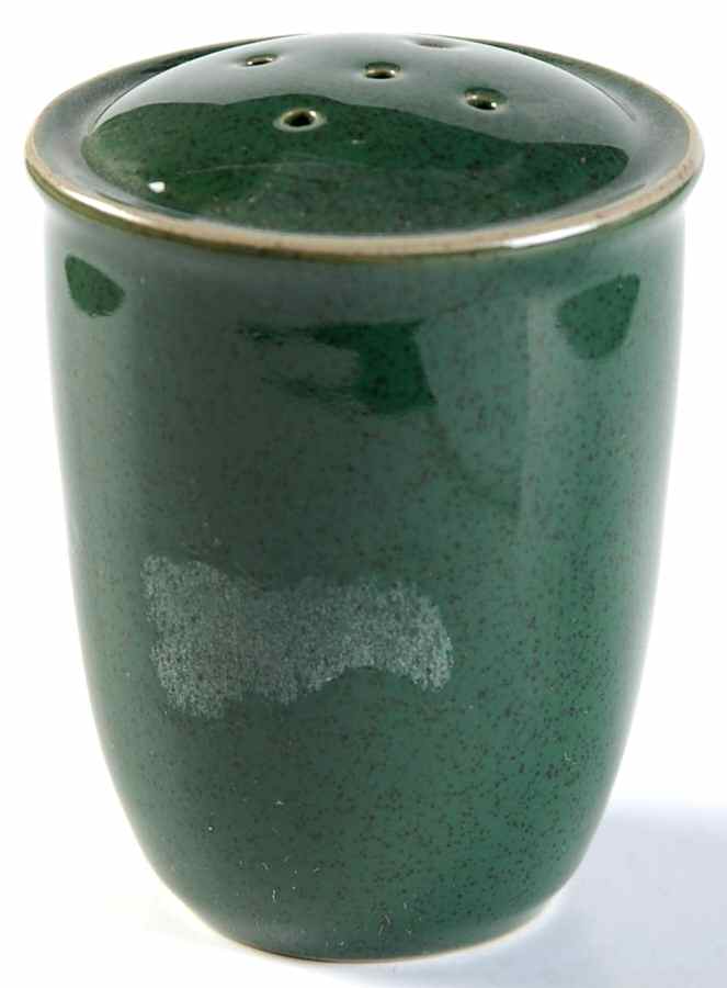 Stone Craft Hunter Green Pepper Shaker by Mikasa-1