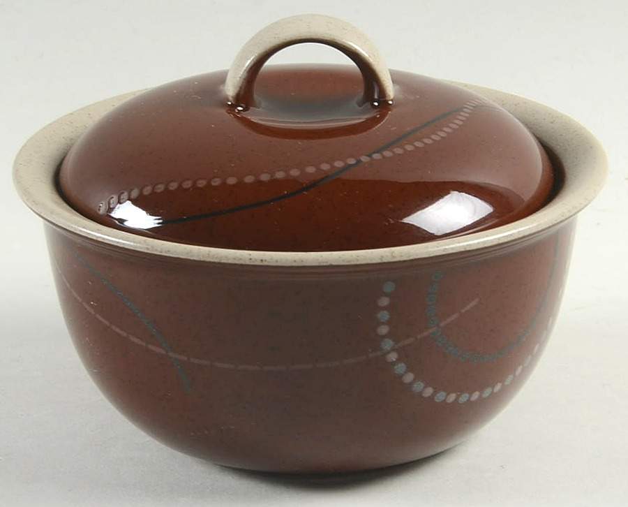 Cascade Sugar Bowl & Lid by Mikasa-1
