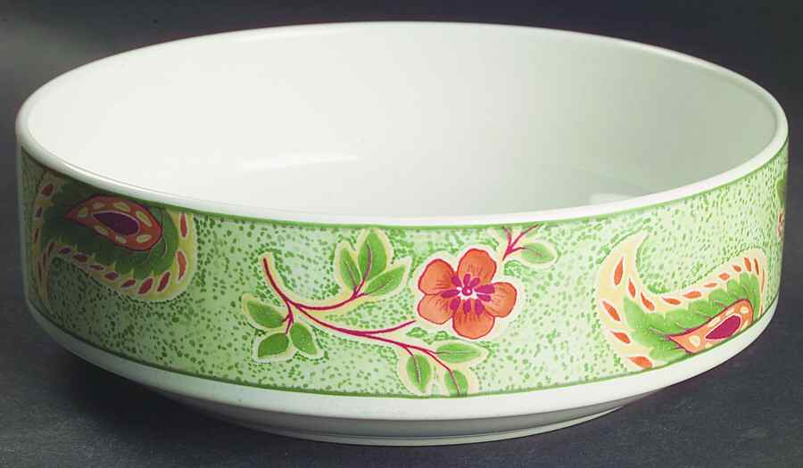 Paisley Mural 8" Round Vegetable Bowl by Mikasa-1