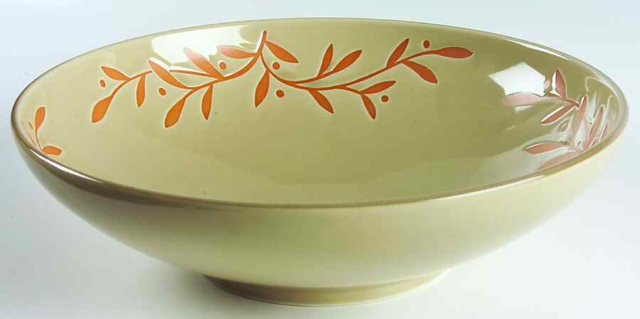 Tuscan Vine Beige 11" Round Vegetable Bowl by Mikasa-1