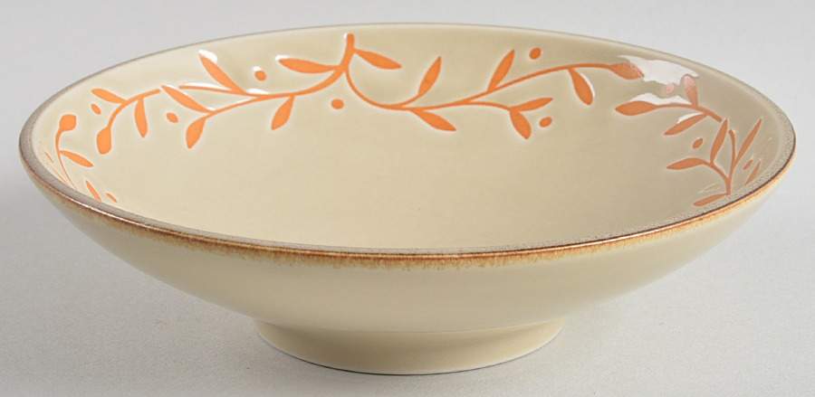 Tuscan Vine Beige Fruit/Dessert (Sauce) Bowl by Mikasa-1