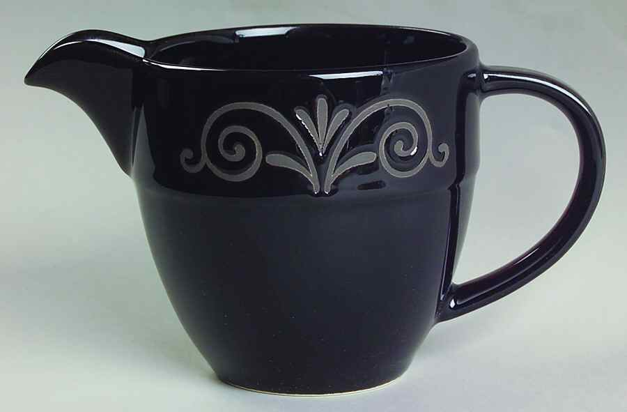 Tuscan Scroll Black Creamer by Mikasa-1