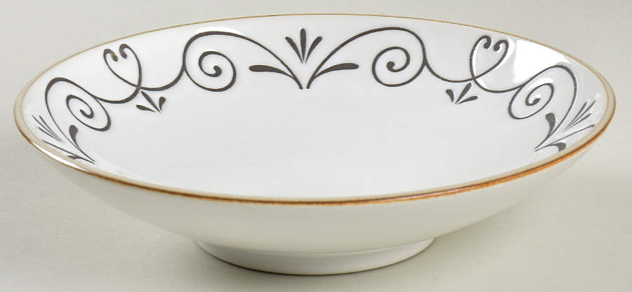 Tuscan Scroll White Coupe Soup Bowl by Mikasa-1