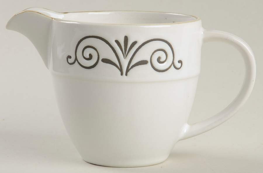 Tuscan Scroll White Creamer by Mikasa-1