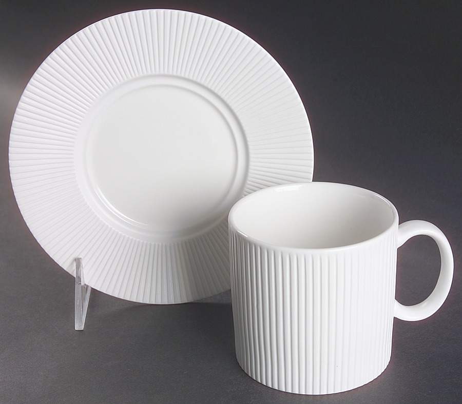 Ginseng Flat Cup & Saucer Set by Mikasa-1