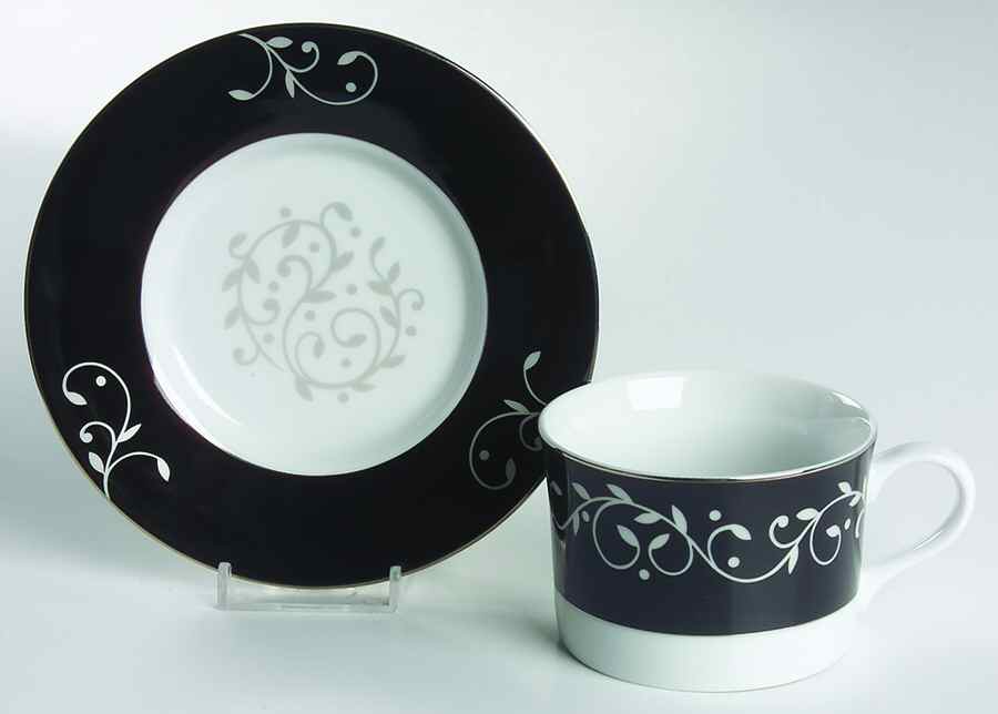 Organdi Flat Cup & Saucer Set by Mikasa-1
