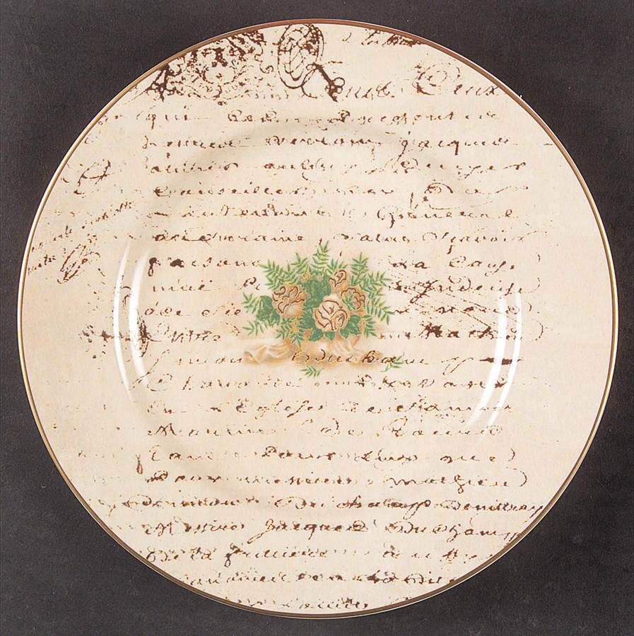 Love Letter Salad Plate by Mikasa-1